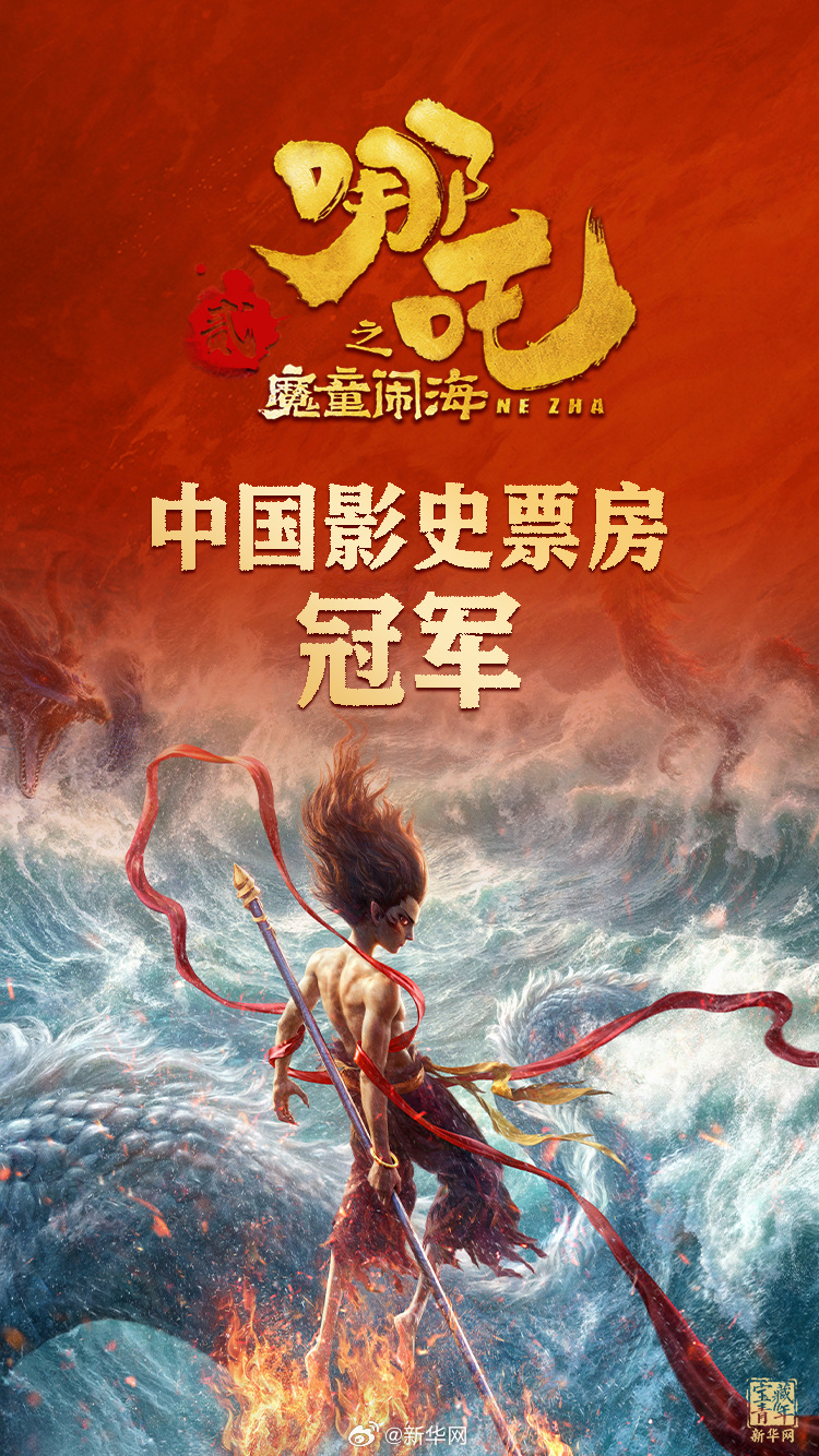  登頂！《哪吒2》打破中國影史最高票房紀(jì)錄