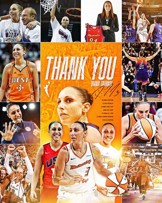  傳奇落幕！WNBA巨星陶樂西宣布退役 結(jié)束20年職業(yè)生涯