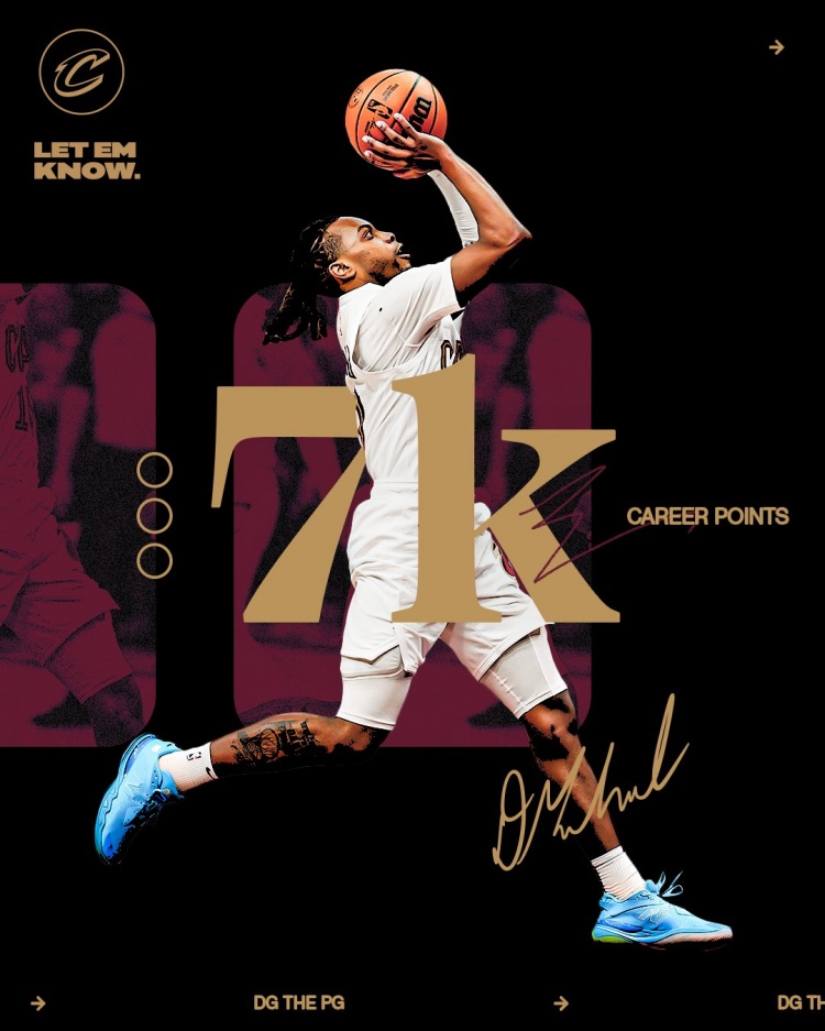  未來可期！加蘭騎士生涯得分達到7000分 隊史第11位！